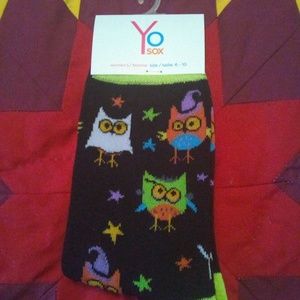 Yo Sox women's owl socks
